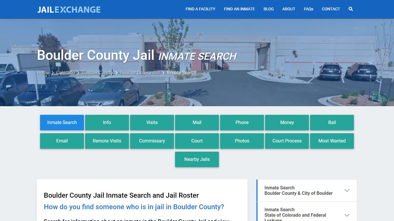 Inmate Search: Roster & Mugshots - Boulder County Jail, CO